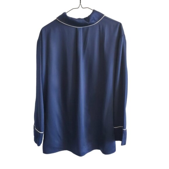 Wilfred Char Pure Indigo Oversized Fit Blouse Size S - Picture 2 of 7